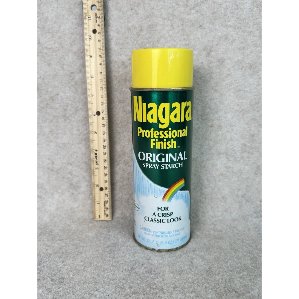 Vintage 1995 Niagara Spray Starch‎ Original Scent Crisp Finish 22 oz NEW Prop